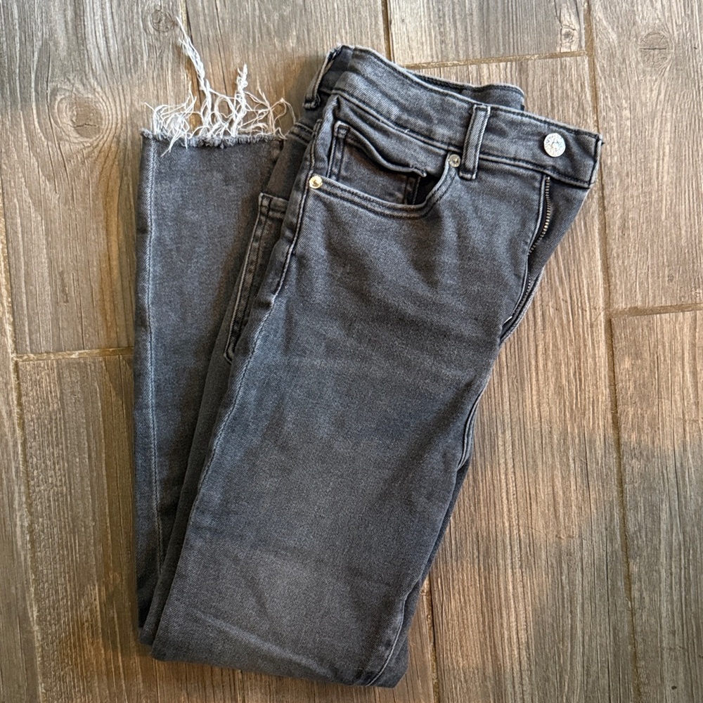 Express Dark Gray Skinny Jeans